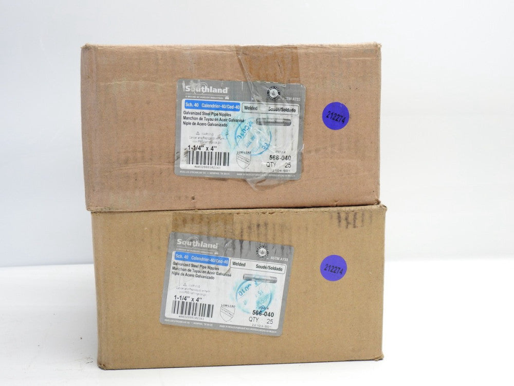 Lot of 50 - Southland 1-1/4" x 4"