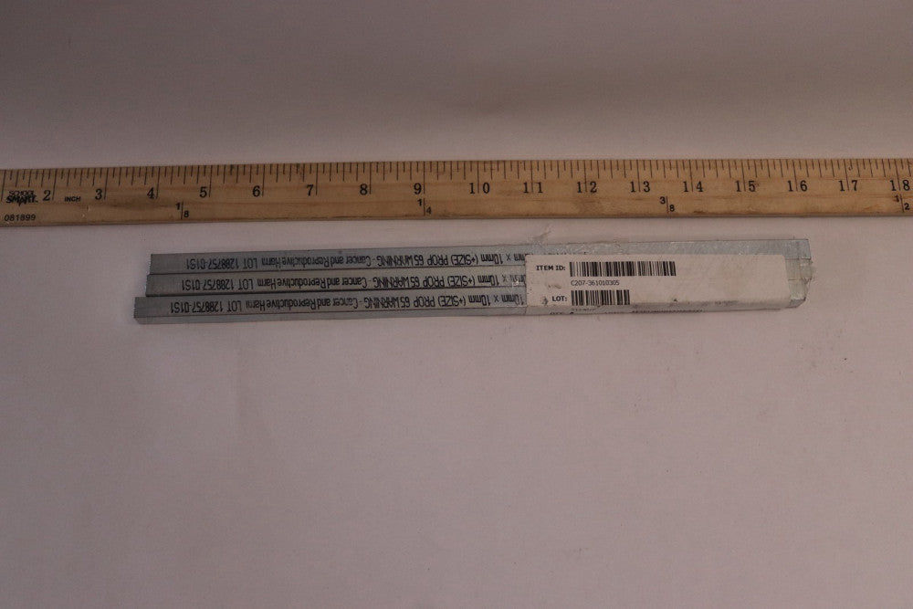 MSC Oversized Key Stock Steel Zinc-Plated 12" Long C207-361010305