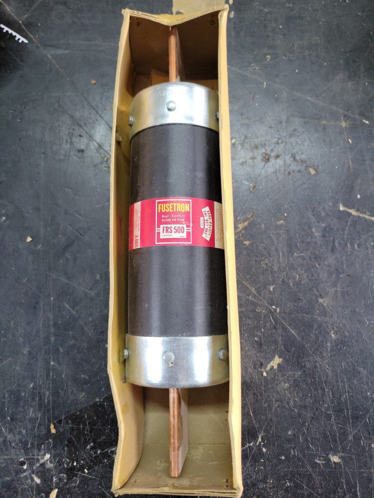 New Old Stock! Fusetron FRS500 Time Delay Fuse 500A 600V 