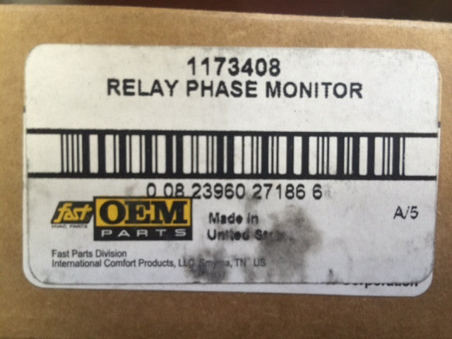 1173408 Relay Phase Monitor (NEW)