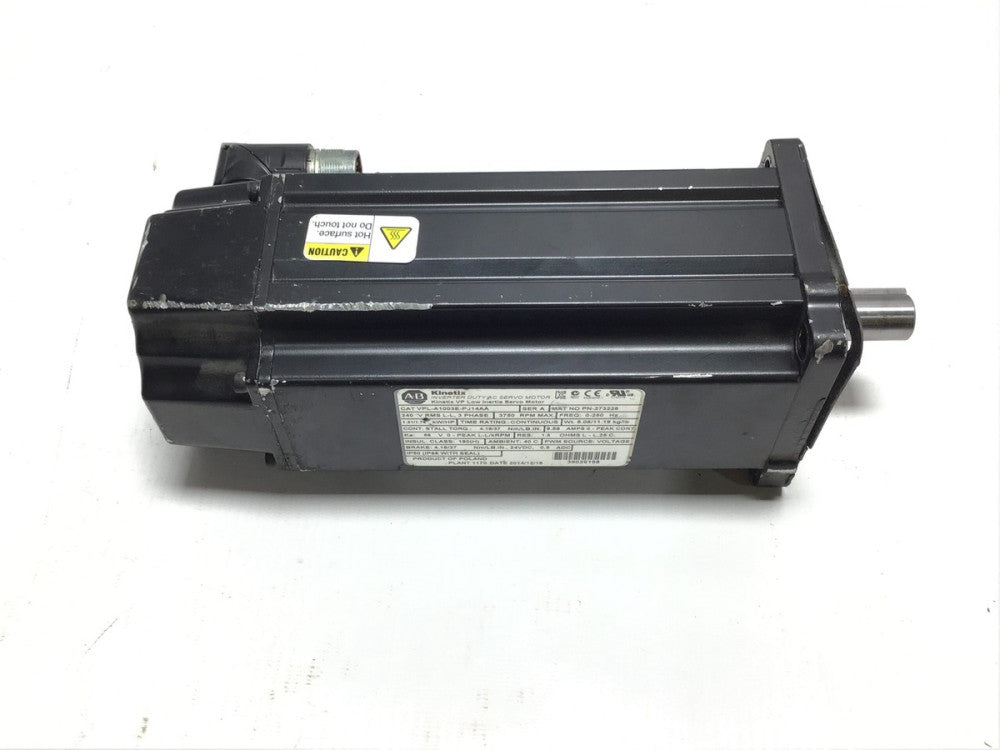Allen-Bradley VPL-A1003E-PJ14AA Inverter Duty AC Servo Motor 240V 3750RPM