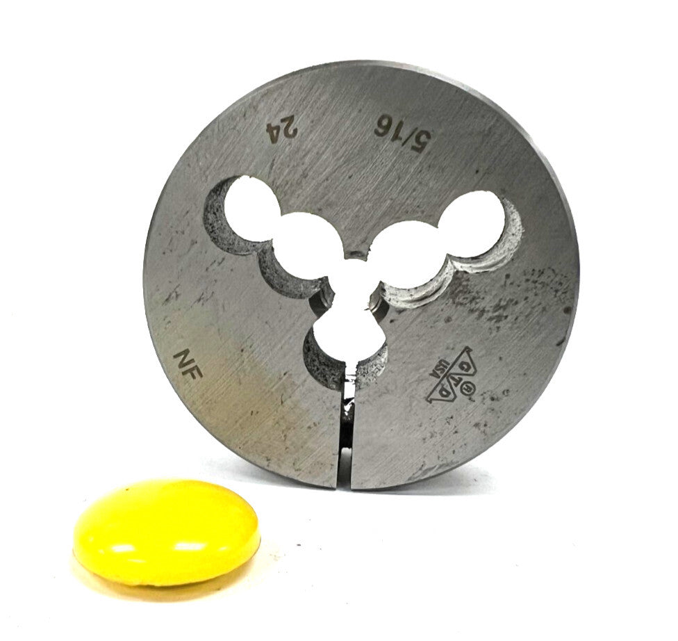 GTD AROUND ADJUSTABLE DIE 5/16-24 HIGH SPEED STEEL