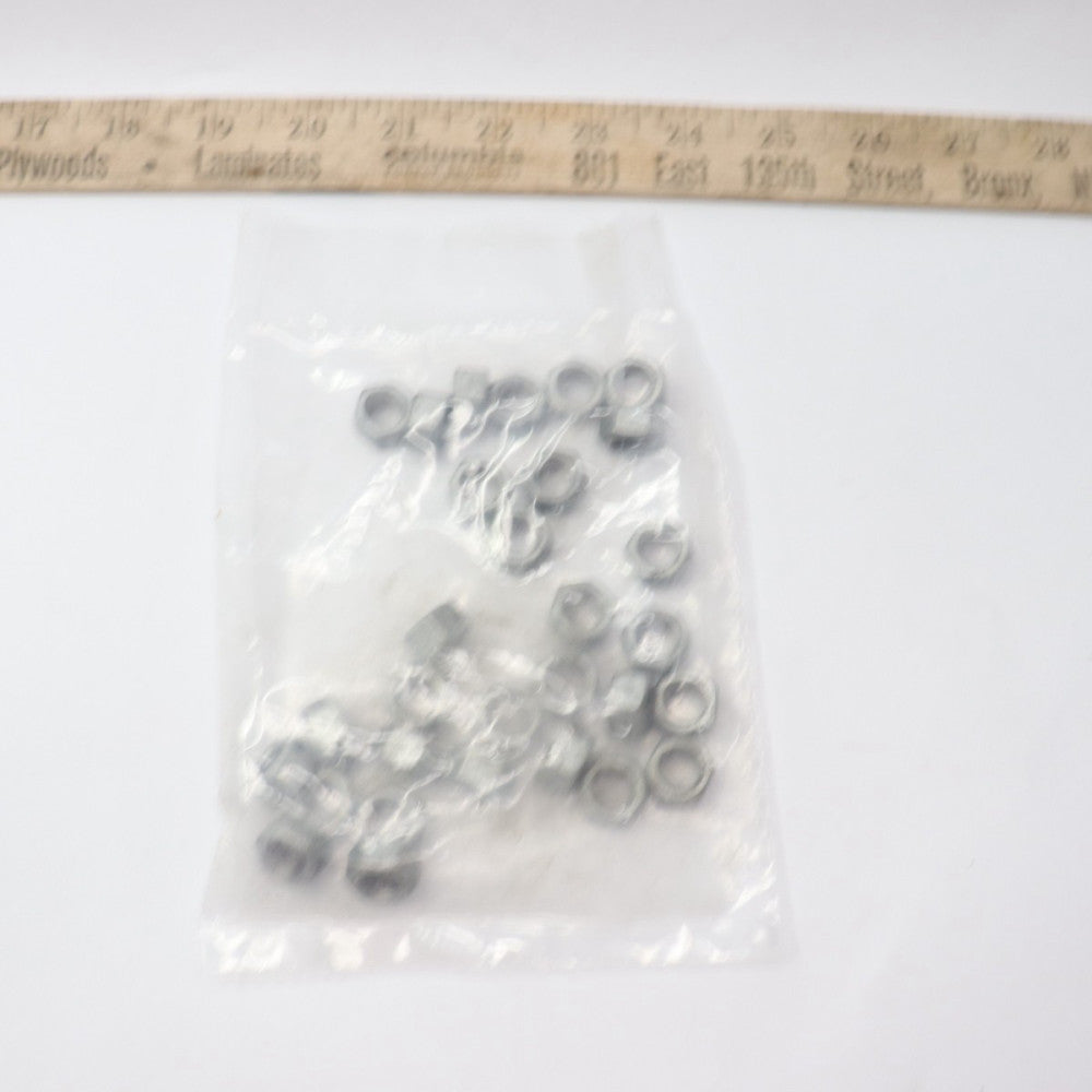 (30-Pk) Hex Nuts Steel Grade 2 3/8"-16