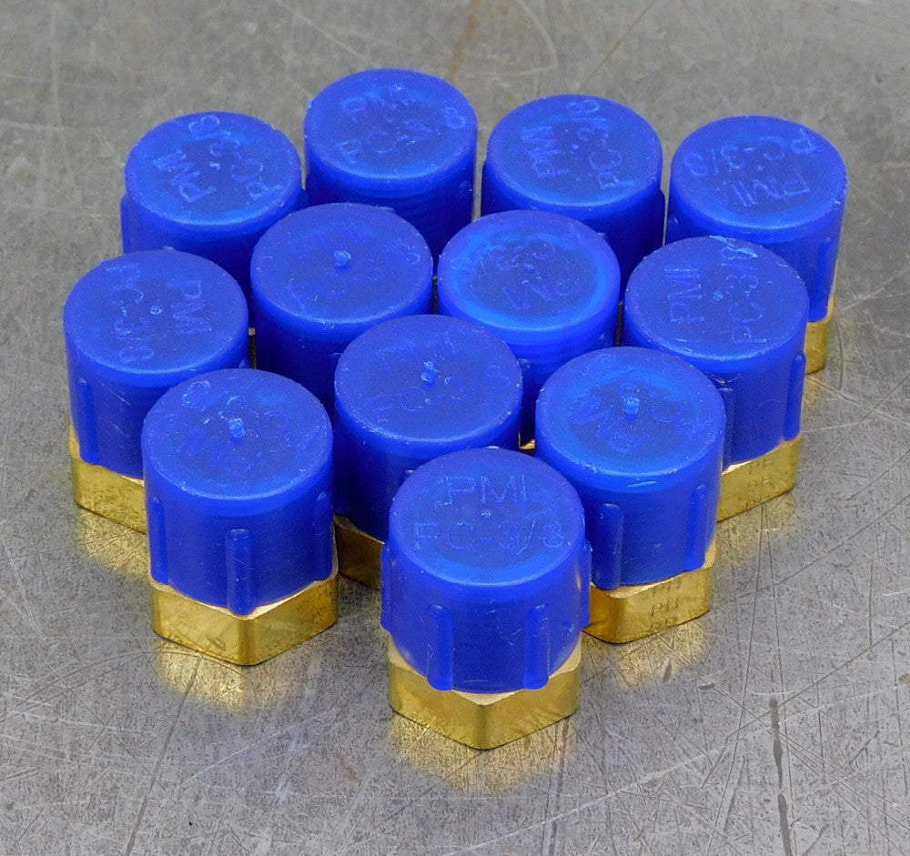 Parker Brass Hex Reducer Bushing Pipe Fitting 3/8" x 1/4" NPT Lot of Twelve (12)