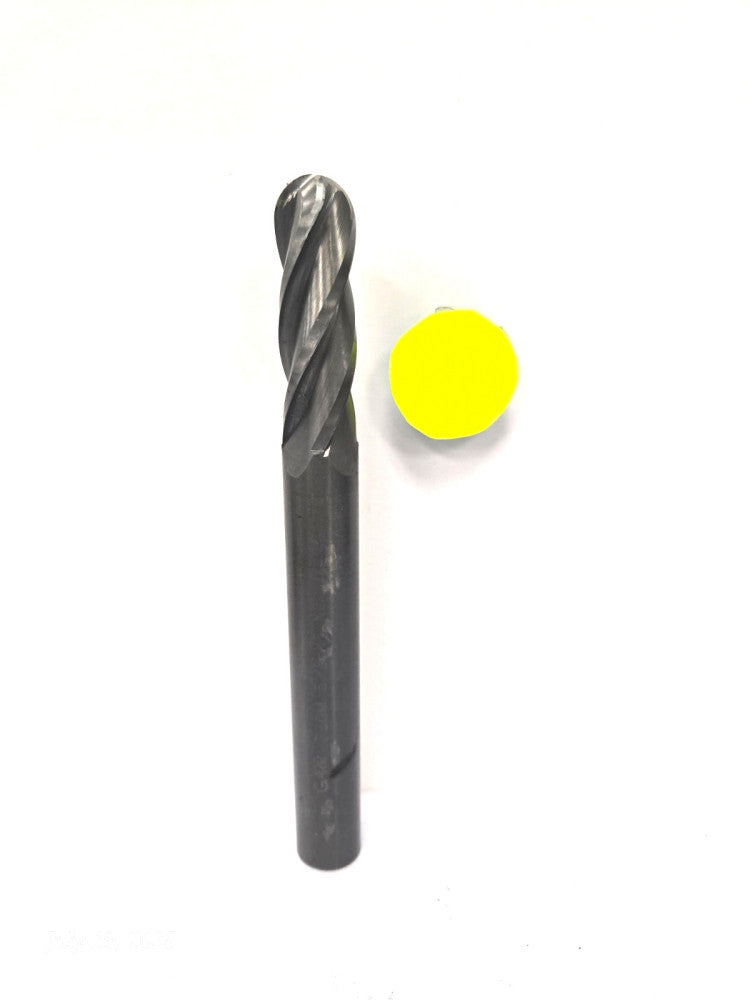 GARR END MILL, BALL, 4 FLUTES * 730M 5/8" X 6" X 2"