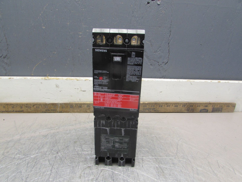 SIEMENS CED63B100, CURRENT LIMITING CIRCUIT BREAKER, 3P /100A /600V  MAKE OFFER!