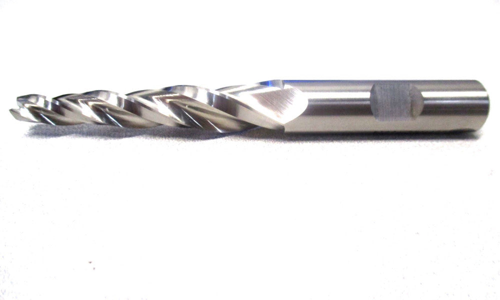 Conical (C-409) 3/16 x 4-1/4 OAL 3° Angle/Side 3-Flute HSS Tapered End Mill
