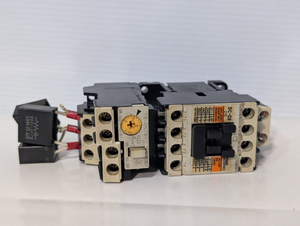 Fuji Electric SC11AA Type SC-03 Contactor &TR13D Type TR-ON3, Pre-Owned As Shown