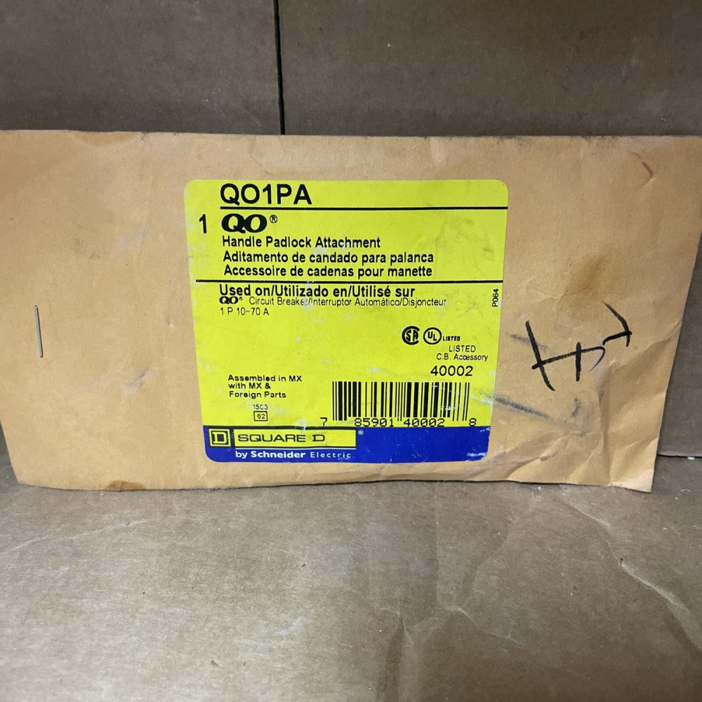 Square D QO1PA Handle Padlock Attachment, New seal!!
