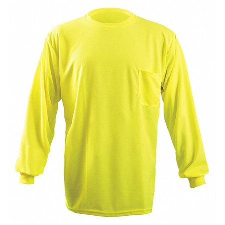 Occunomix Lux-Xlspb-Yl Unisex Long Sleeve T-Shirt, Polyester, Pullover Closure,