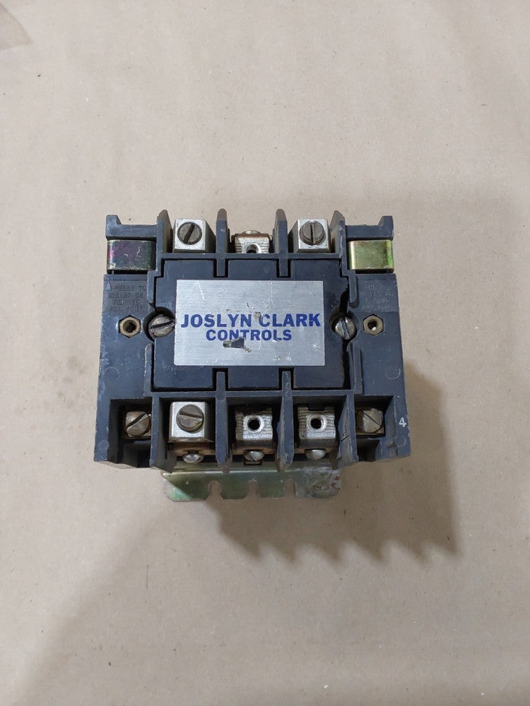 JOSLYN CLARK T77U032 NEMA SIZE 2 CONTACTOR T77UO32 W/ TB 159-1 110-120 60HZ