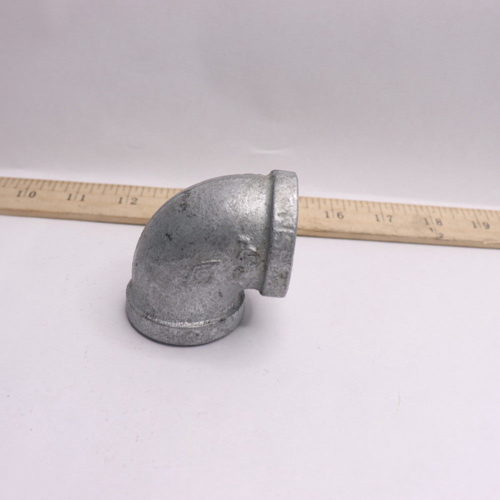 90 Degree Elbow Pipe Fitting Malleable Iron Galvenized 1" NPT Female