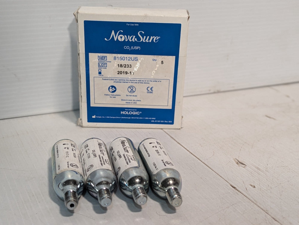 Holologic NovaSure 815012US CO2 Cartridges, Box of 4