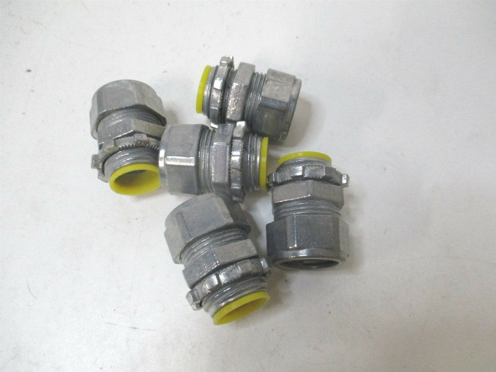 (3LT65) 1 11/32" Rain Tight Insulated Compression Connector - Lot of 5