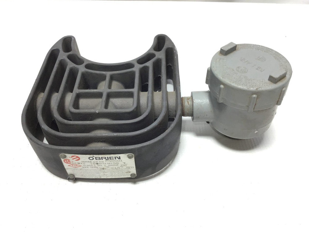 O'Brien CW-918 Heating Element 100 Watts 115 VAC Set 50°F Max Temp 419°F 215°C
