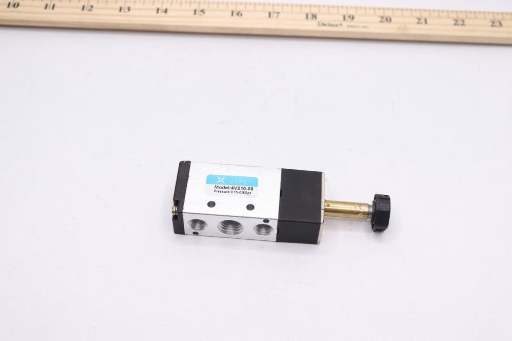 JXPC Solenoid Valve Pneumatic Air Single Coil Electric 1/4" 4V210-08