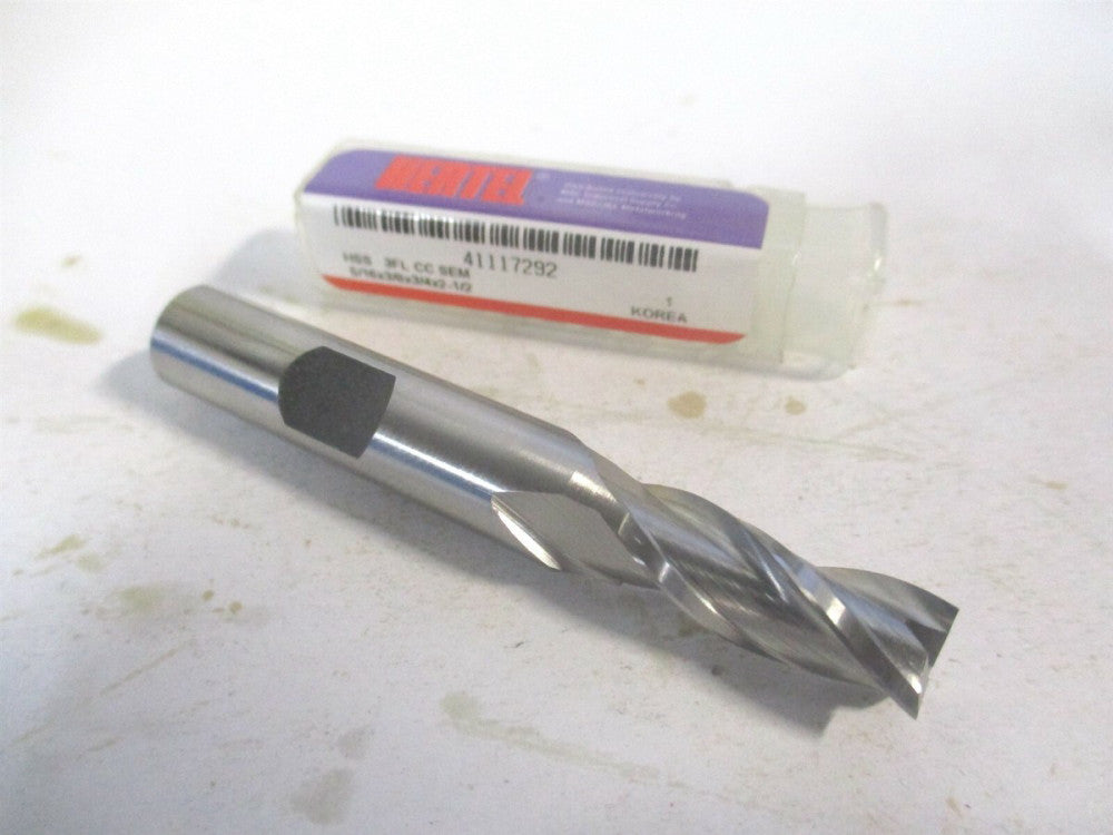 (E1043020) 5/16" x 3/4" x 3/8" x 2-1/2" OAL 3 Flute HSS Square End Mill 