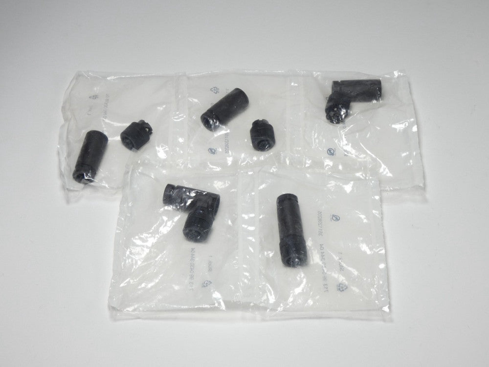 *Lot of 5* Siemens 713-99-0430-344-04 M12 Power Cable Connector - NEW Surplus!
