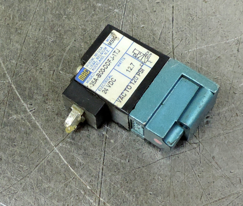 Mac 35A-B00-DDFJ-1TJ Solenoid Valve 24 VDC
