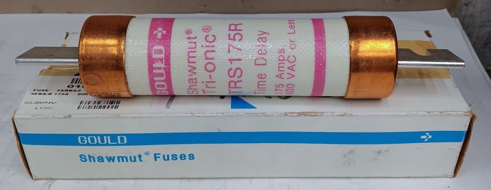 NEW GOULD SHAWMUT 175 AMP FUSE 600 VAC TRS175R