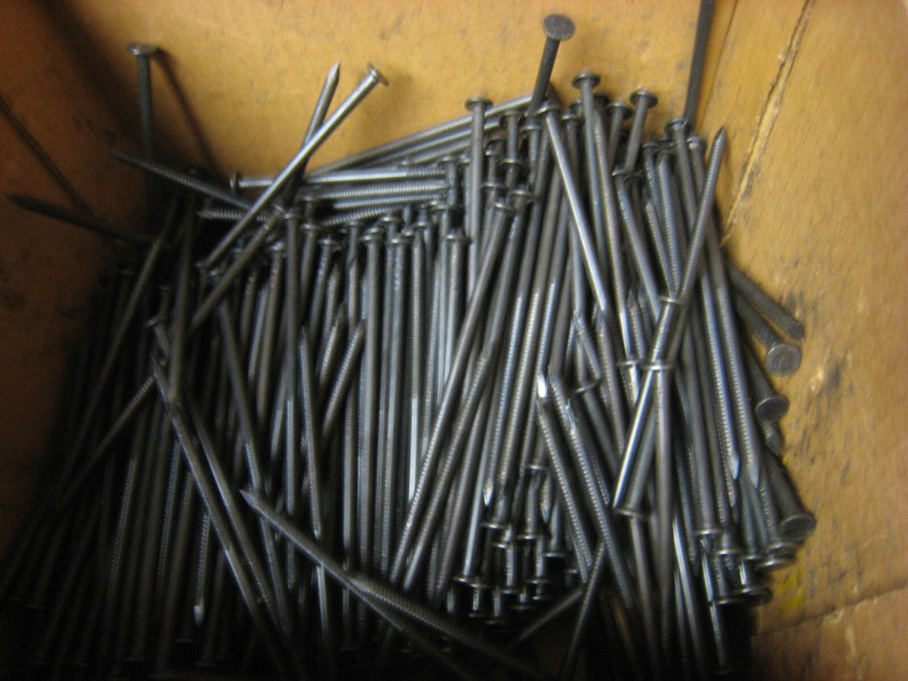 MAZE NAILS H530A  Oil-Quench  Pole Barn Ring Shank Nails 5-Pound Lot  6-Inch 60D