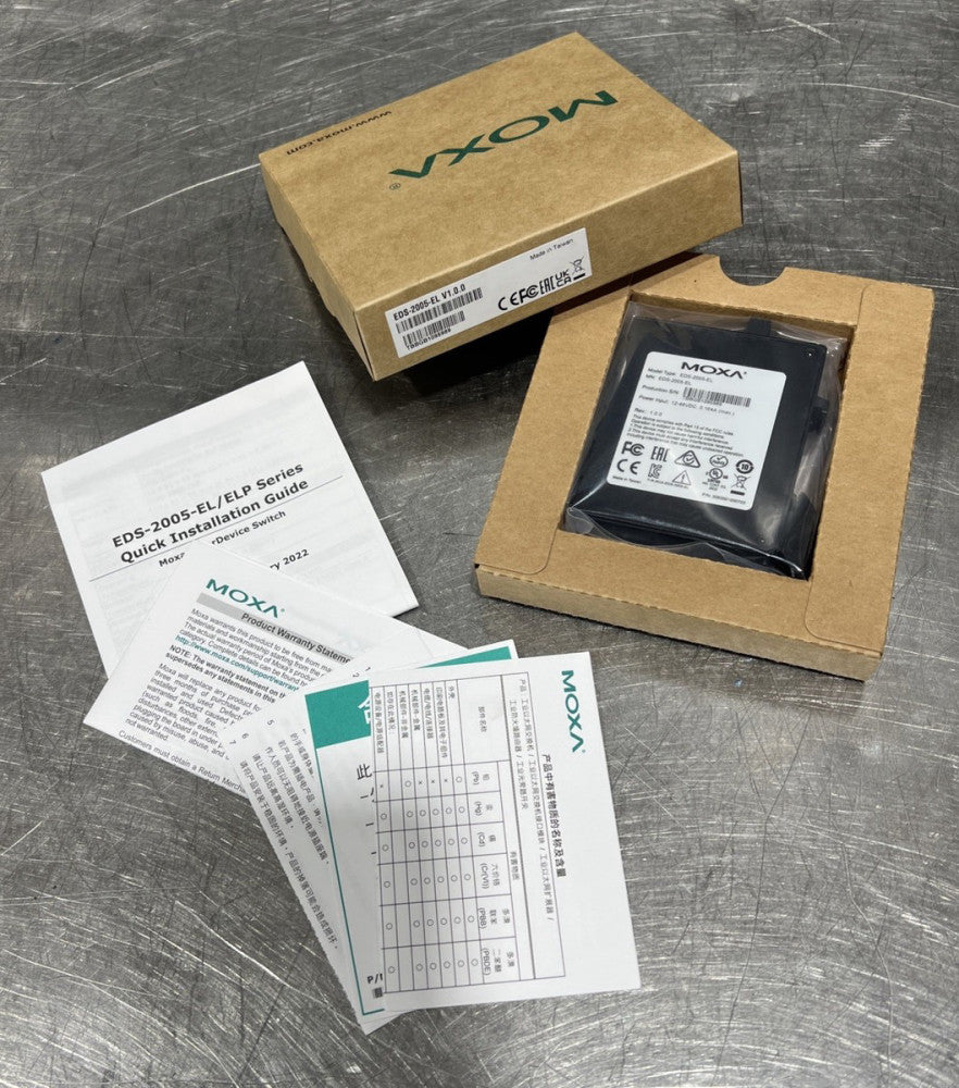 MOXA EDS-2005-EL Non-network Management Industrial Ethernet Switch Nos Surplus