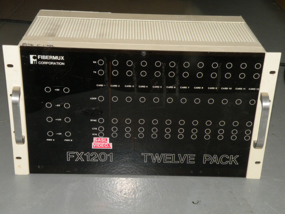 Fibermux Corp Twelve Pack Chassis Mainframe FX1201