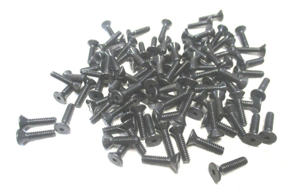 Brighton (211019) #4-40 UNC 1/2" OAL 1/16" Hex 82° Flat Cap Screw - Lot of 100