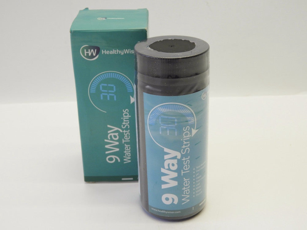 100ct HealthyWiser 9 Way Water Test Strips For Water, Pool, Spa, Water Purifier