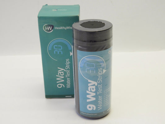 100ct HealthyWiser 9 Way Water Test Strips For Water, Pool, Spa, Water Purifier
