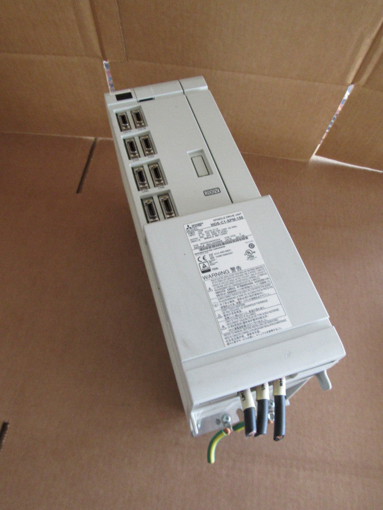 MITSUBISHI SPINDLE DRIVE UNIT MDS-C1-SPM-150 15KW 49A 3PH 200V OUT XLNT TAKEOUT