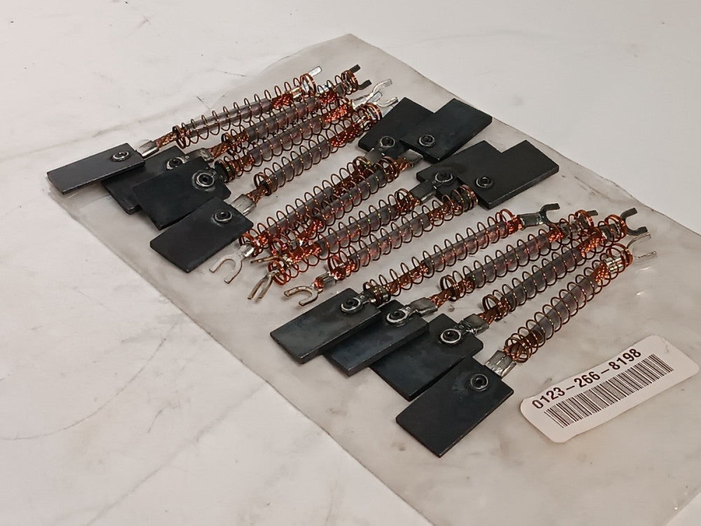 Lot of 12 Paralell Carbon Brushes for DC Motor 4 in L x .75 in W x 0.125 in D
