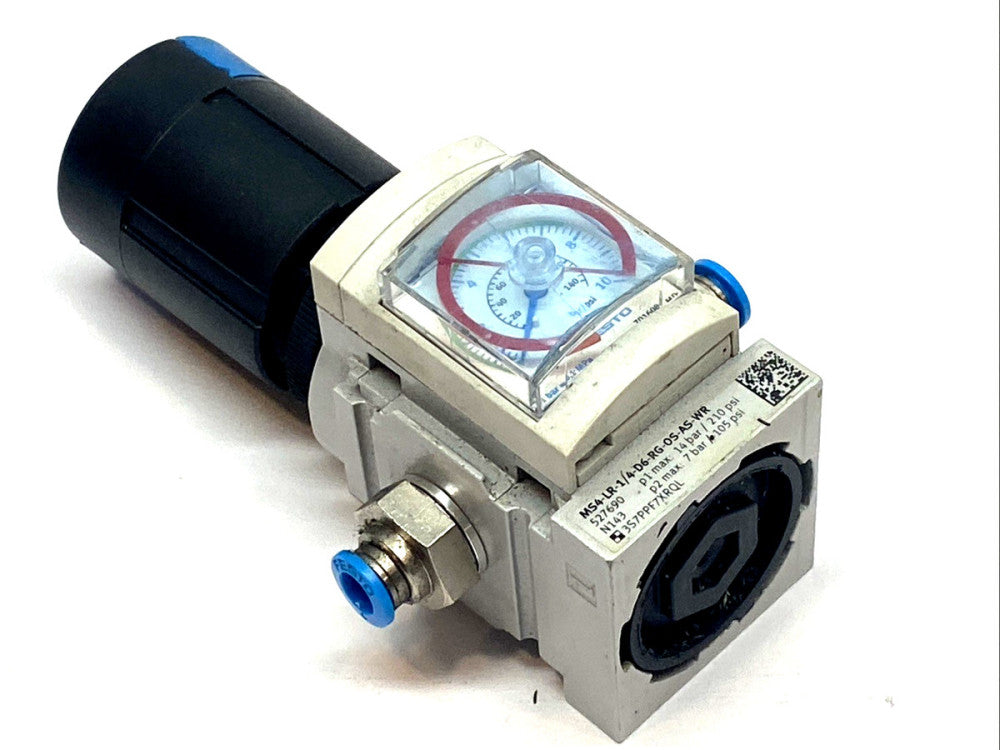 Festo MS4‑LR 1/4‑D6‑RG‑AS‑WR Pneumatic Pressure Regulator 527690