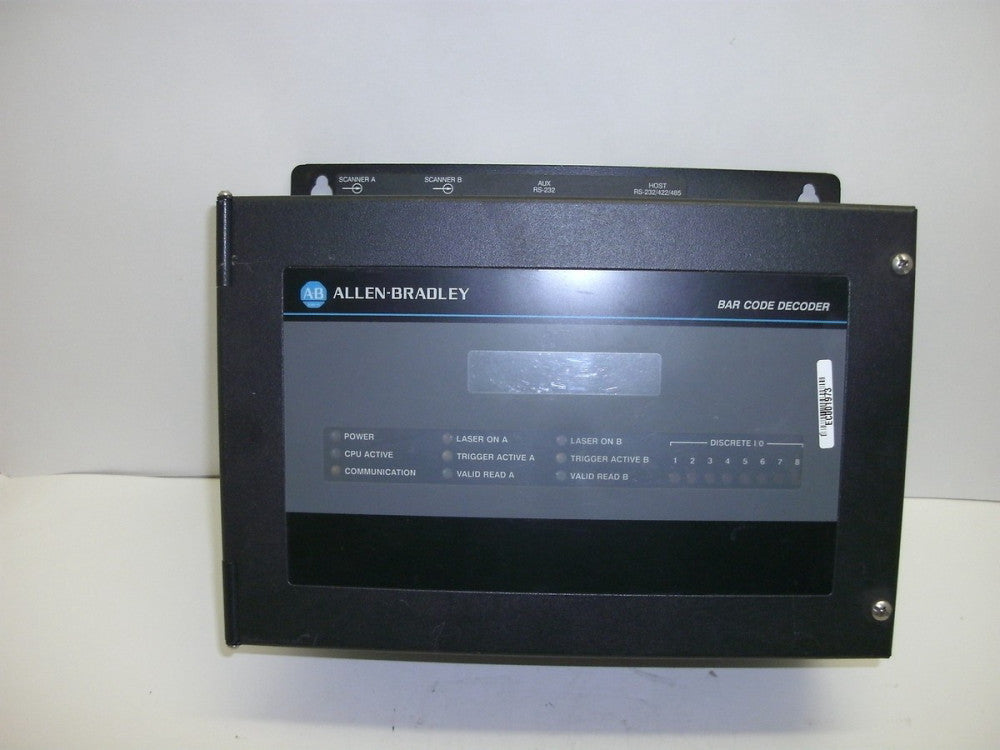 ALLEN BRADLEY 2755-DD1A SERIES B REV.F BAR CODE DECODER
