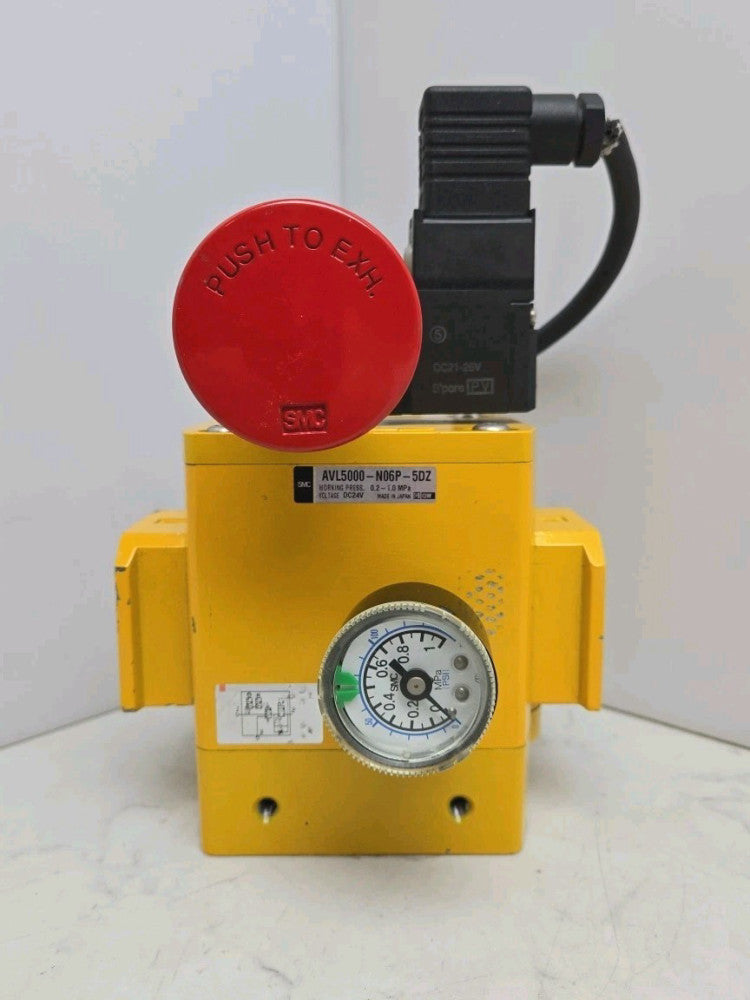 Smc AVL5000-N06P-5DZ Valve Soft Start Lockout 3/4" Npt Port Used See Pictures 