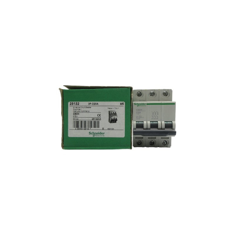 SCHNEIDER ELECTRIC 25132 415V 20A (PKG OF 4) NSMP