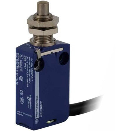 Telemecanique Sensors Xcmd21f0l1 Limit Switch, Plunger, 1Nc/1No, 6A At 240V Ac,
