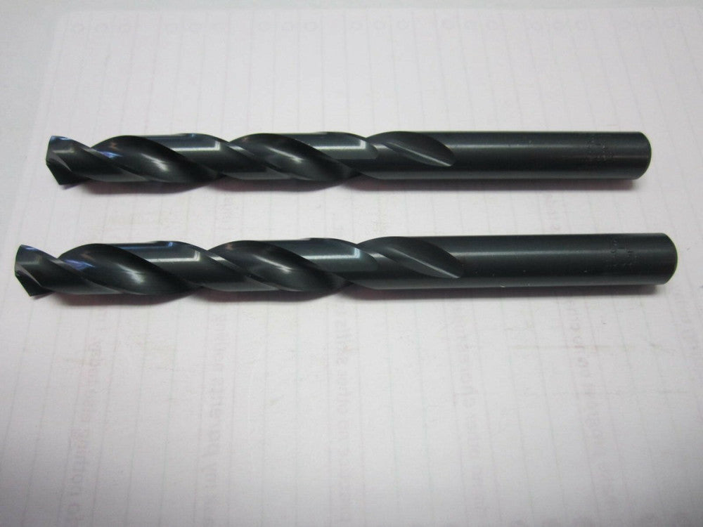 Chicago-Latrobe 45900 11.50 x 11.50 x 142mm Black Oxide Jobber Drill Bit - Qty 2