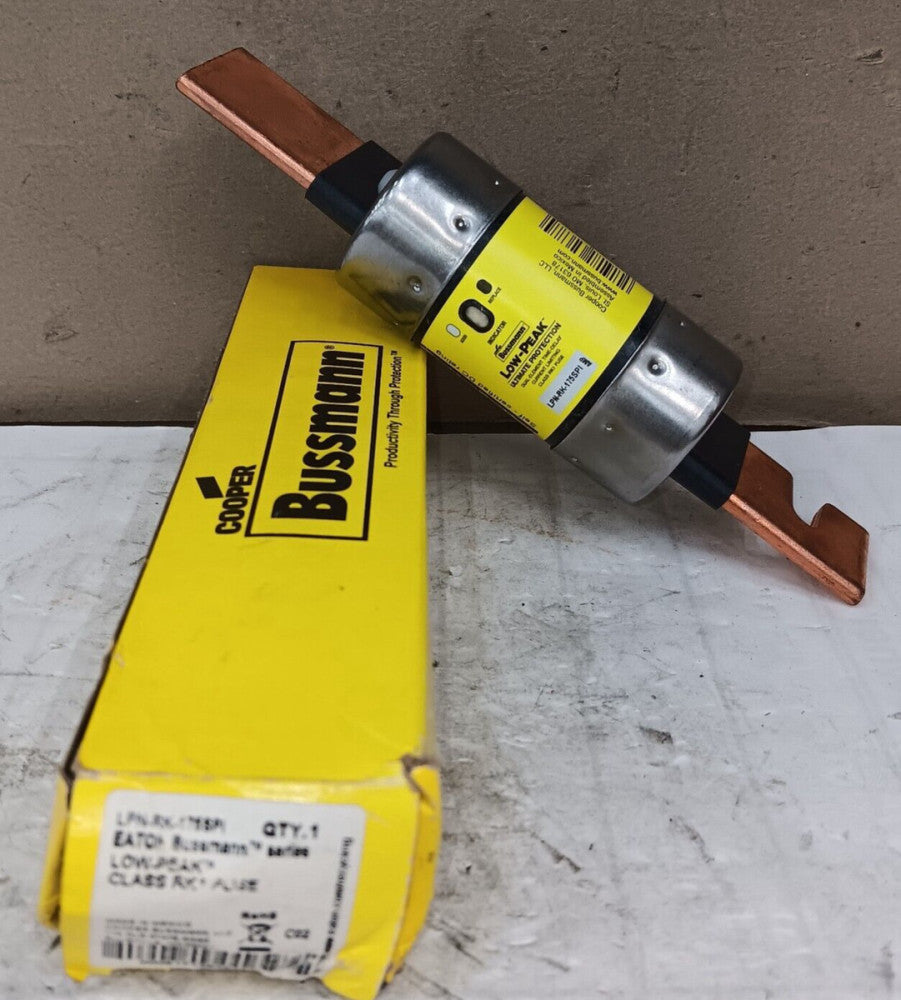 NEW BUSSMAN LPN-RK-175SPI 175 AMP FUSE CLASS RK1 250 VAC