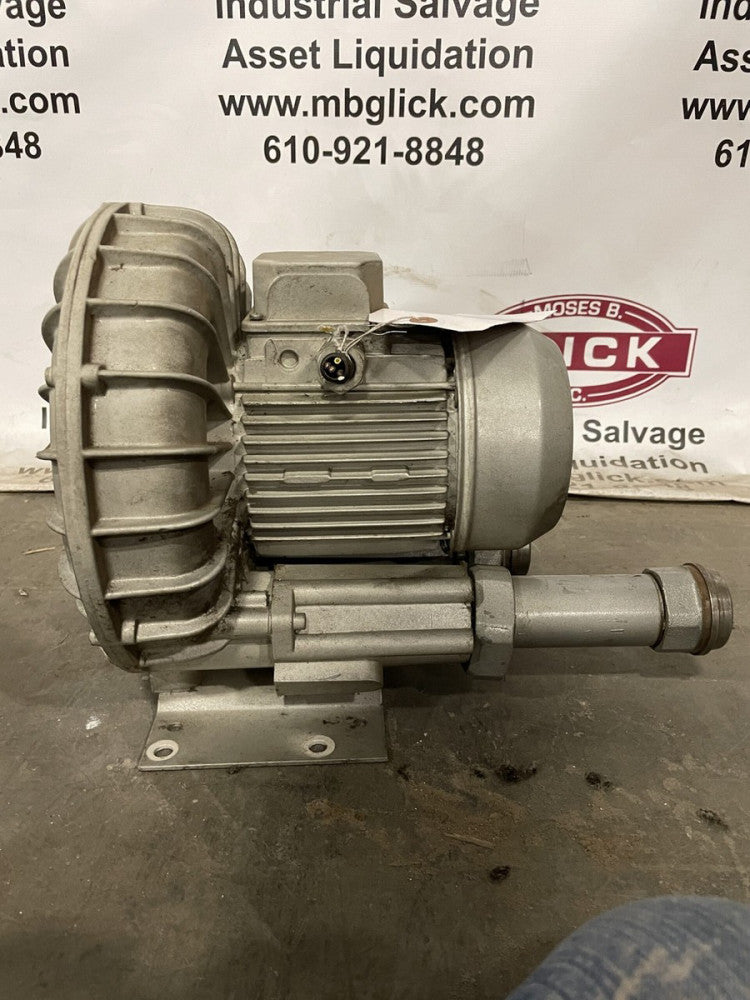 Ber-Mar VS.80.C2.0002 Regenerative Blower 3400RPM 0.75kW 200-240V 3PH