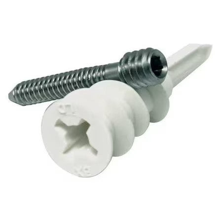 Zoro Select Za0525-Kit Fastmount Wall Anchor Kit, 1-53/64" L, Stainless Steel,