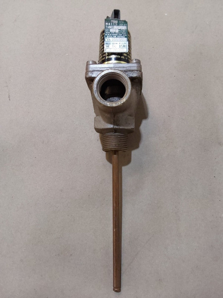 WATTS 40XL-5 3/4" Bronze Automatic Reseating Temperature & Pressure Relief Valve