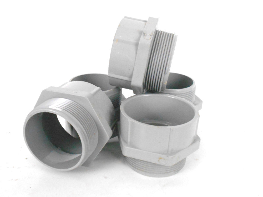 5 - 2" PVC Conduit Male Threaded Coupling Terminal Adapters Electrical RT A 35