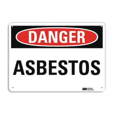 Lyle U3-1107-Na_14X10 Danger Sign, 10 In H, 14 In W, Vertical Rectangle,