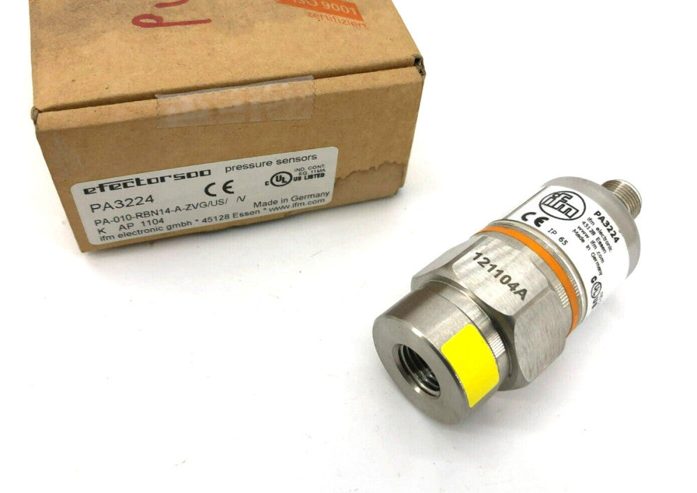 New IFM Efector PA3224 Pressure Sensor PA-010-RBN14-A-ZVG/US/ /V
