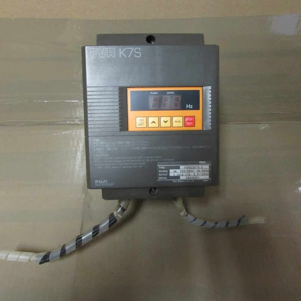 FUJI ELECTRIC, FVR022K7S-2, 4.2kVA/11A K7S INPUT DRIVE,XLNT TAKEOUT! MAKE OFFER!