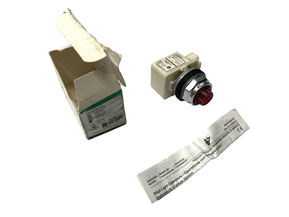 Schneider Electric 9001KP38LRR31 Pilot Light Red 30mm 120V