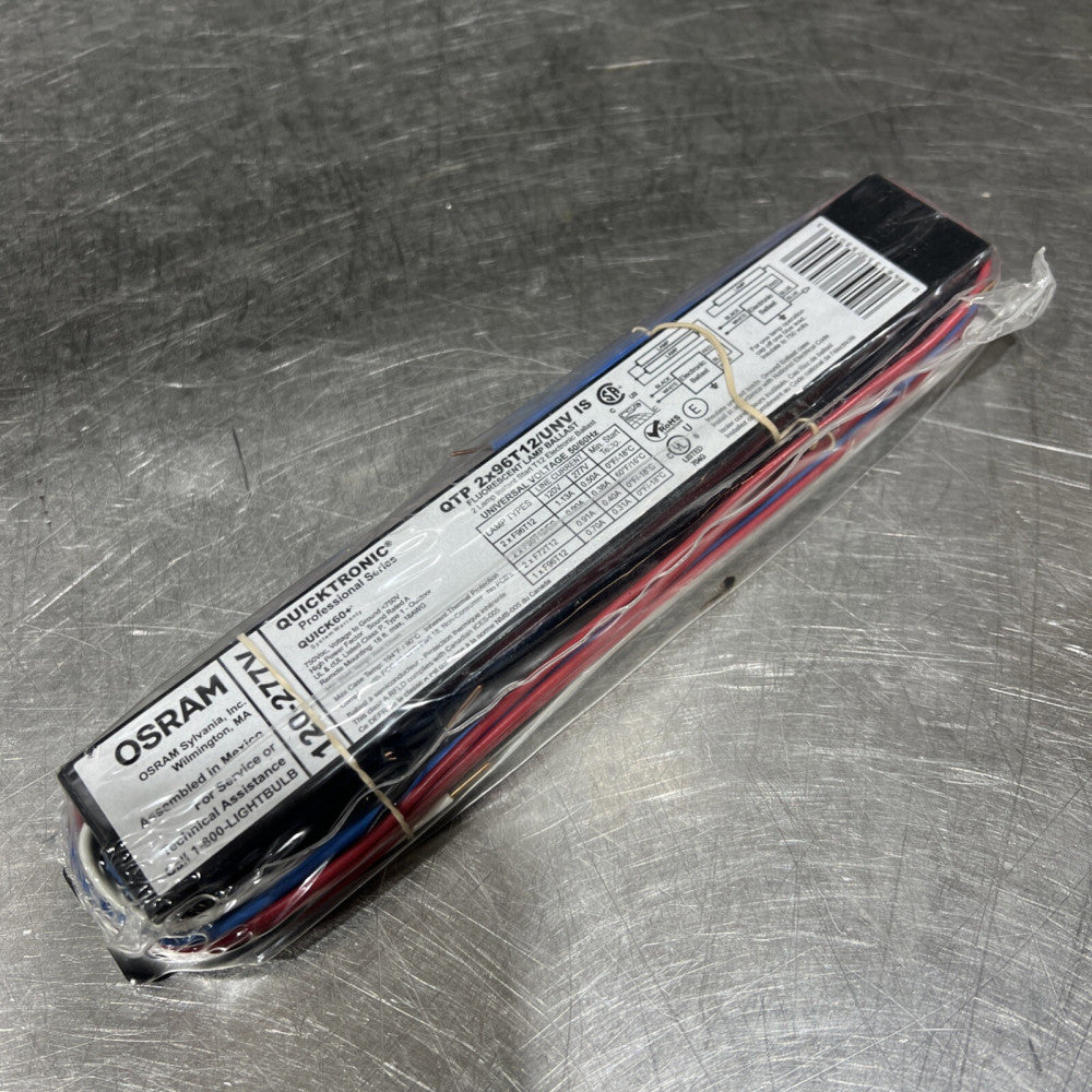 OSRAM Quicktronic Professional Fluorescent Lamp Ballast QTP 2x96T12/UNV IS Nos