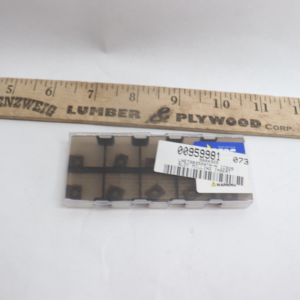 (10-Pk) MSC Milling Insert Solid Carbide 00959981