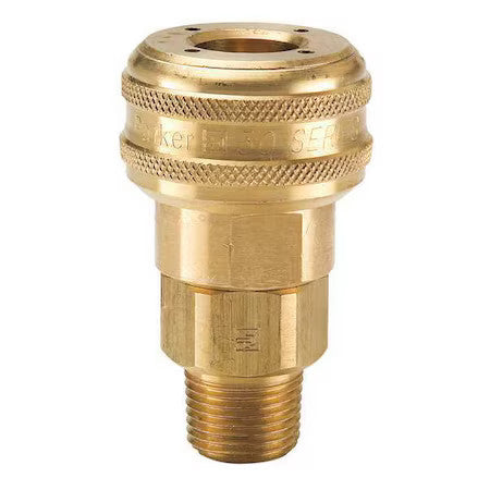 Parker B36g Coupler Body,Brass,3/4 In. Pipe,110 Cfm